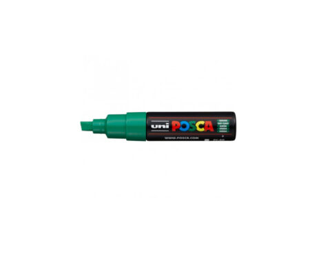 MARCADOR UNI POSCA PC-8K P. CHANFLE x U. VERDE