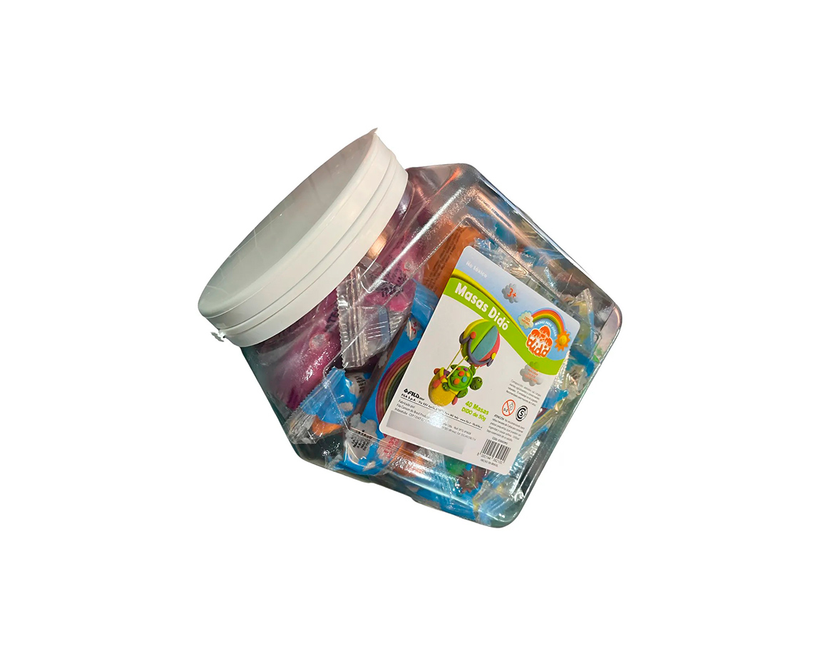 MASA DIDO P/MOLDEAR x 50 GRS. POTE x 40 U.