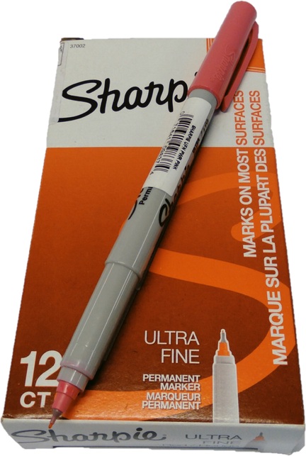 MICROFIBRA SHARPIE PERM UF P/METAL ROSA x 12 U.