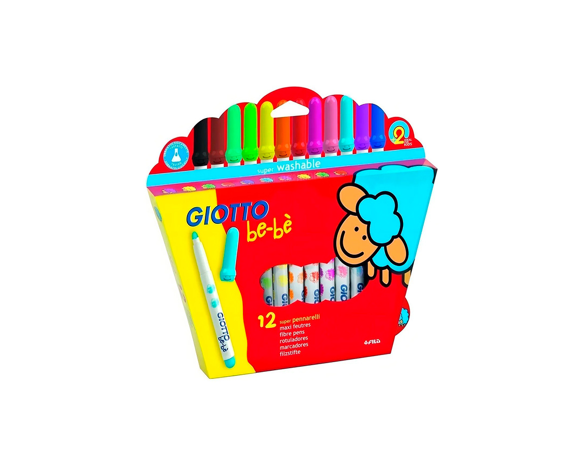 MARCADOR PAX GIOTTO BEBE x 12 U. LARGOS