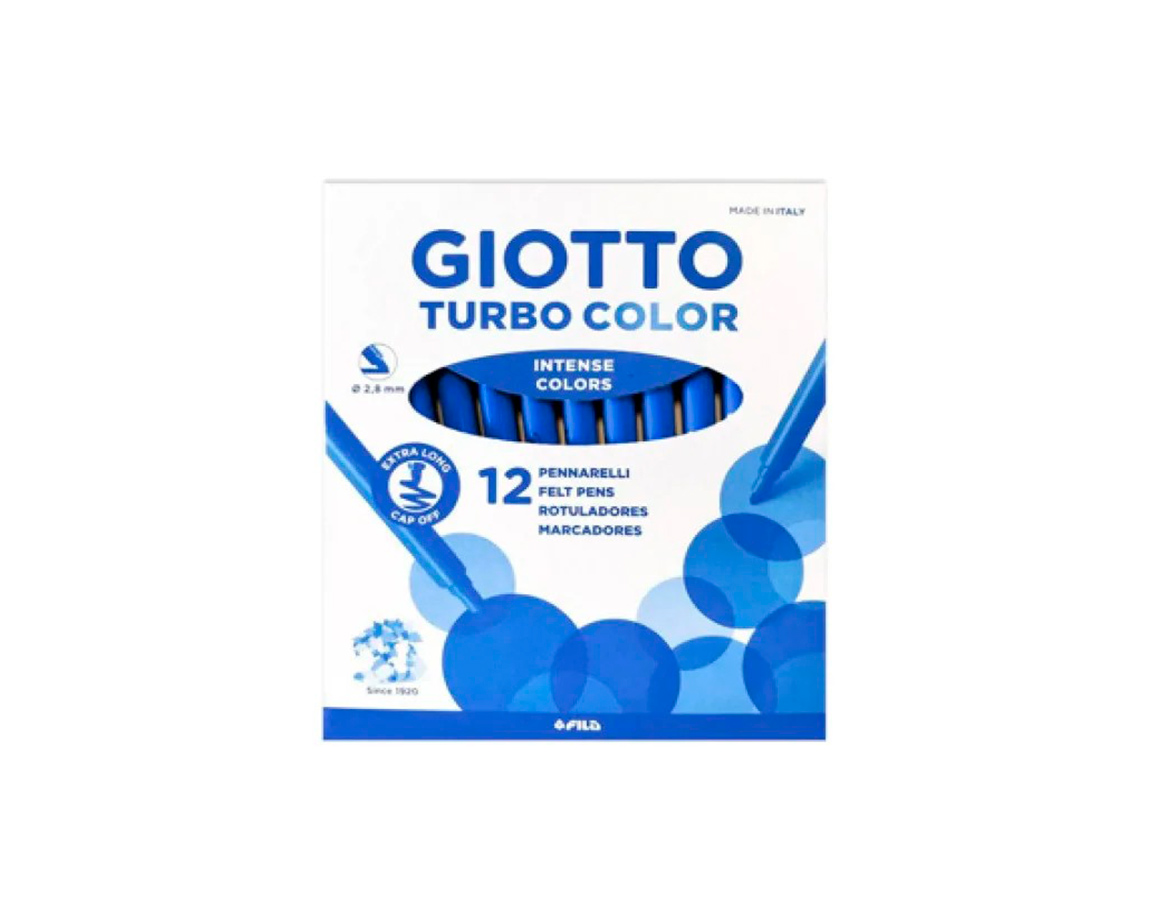MARCADOR PAX GIOTTO TURBO MAXI AZUL x 12 u.