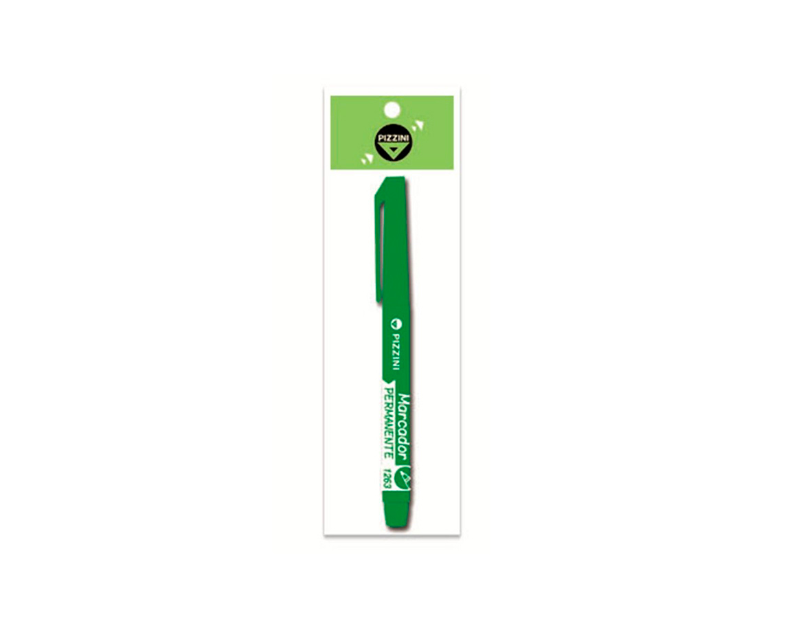 MARCADOR PIZZINI 1263 P/CD / TELA PERM VERDE