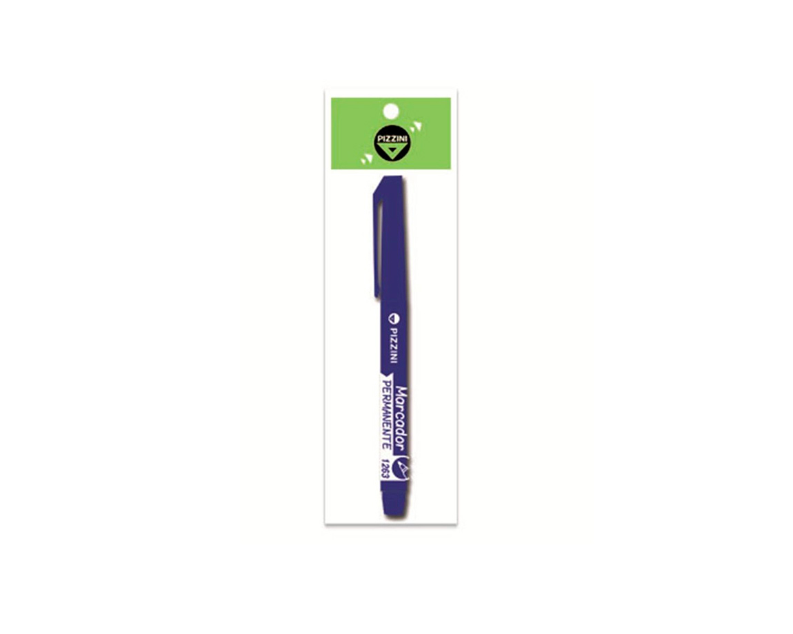 MARCADOR PIZZINI 1263 P/CD / TELA PERM AZUL