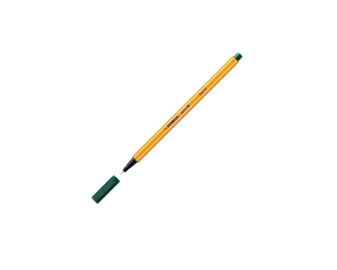 MICROFIBRA STABILO POINT 88/63 xUND VERDE OLIVA