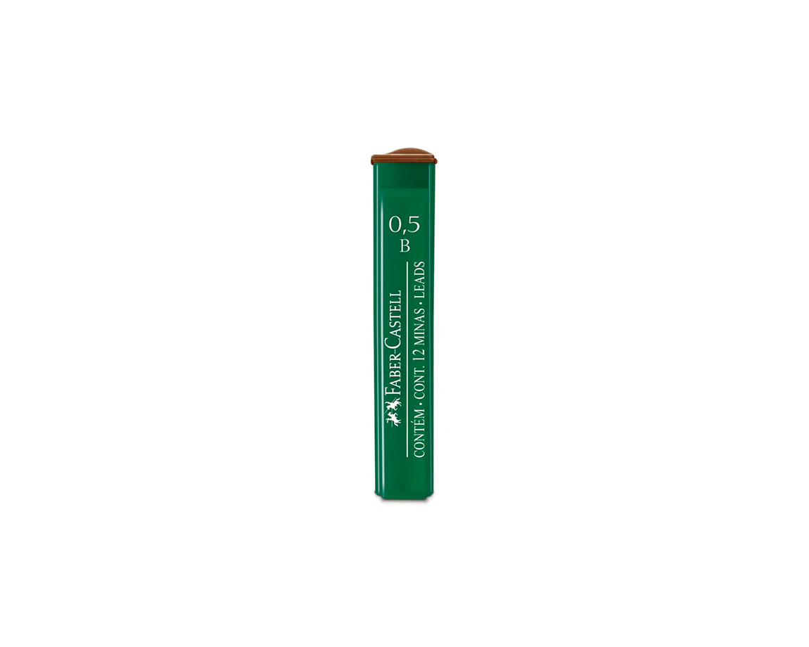 MINAS FABER 0.5  B TUBO x12 U.