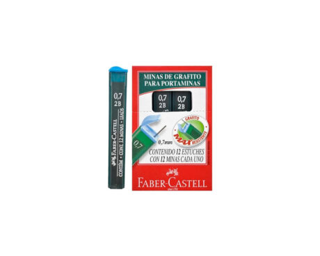 MINAS FABER 0.7 2B TUBO x12 U.
