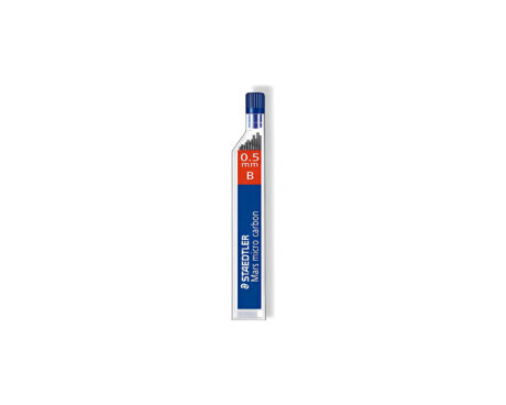 MINAS STAEDTLER 0.5 MM-  B  TUBO x 12 U.