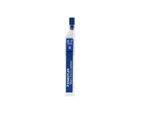 MINAS STAEDTLER 0.7 MM-  B  TUBO x 12 U.