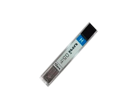 MINAS UNI UL-1405 0.5 MM NEGRA  H TUBO X 12 UNID.