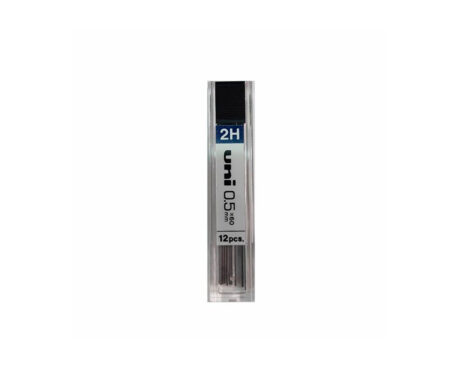 MINAS UNI UL-1405 0.5 MM NEGRA 2H TUBO X 12 UNID.