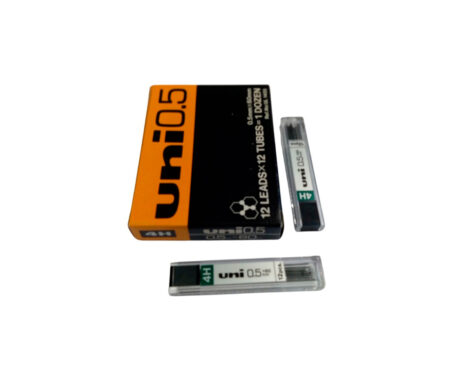 MINAS UNI UL-1405 0.5 MM NEGRA 4H TUBO X 12 UNID