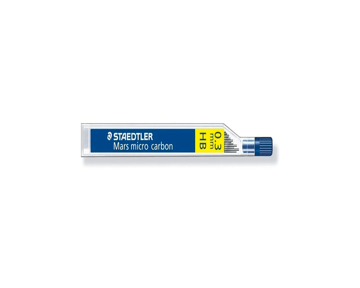 MINAS STAEDTLER 0.3 MM- HB  TUBO x 12 U.