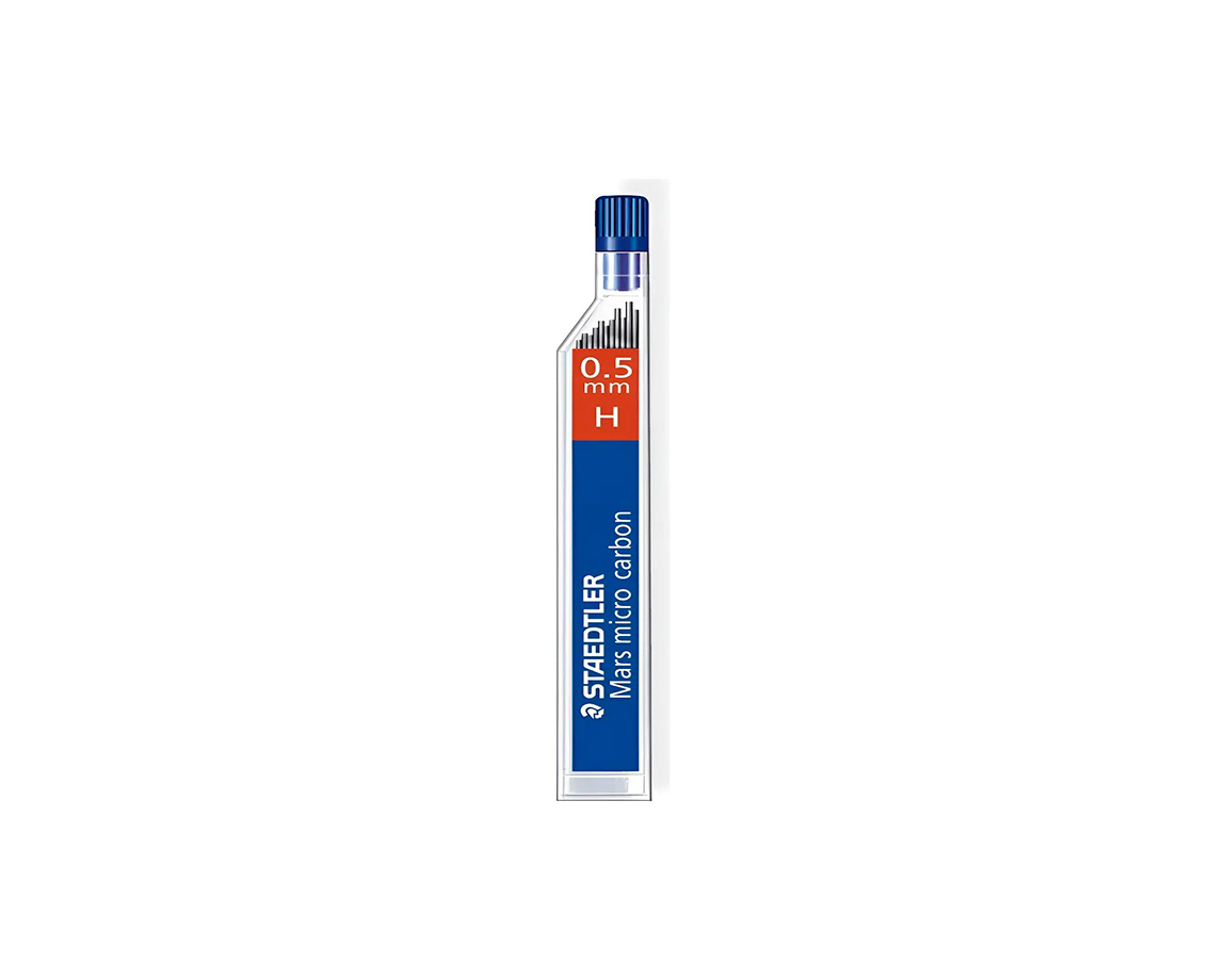 MINAS STAEDTLER 0.5 MM-  H  TUBO x 12 U.