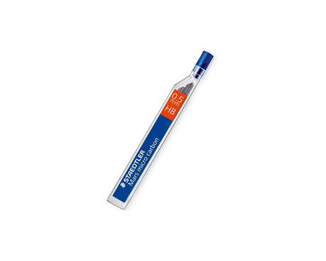 MINAS STAEDTLER 0.5 MM-  HB  TUBO x 12 U.