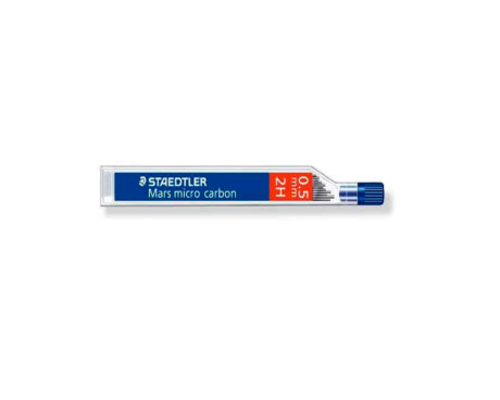 MINAS STAEDTLER 0.5 MM- 2H  TUBO x 12 U.