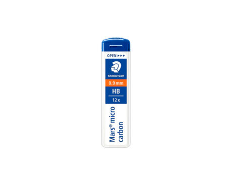 MINAS STAEDTLER 0.9 MM-  HB  TUBO x 12 U.