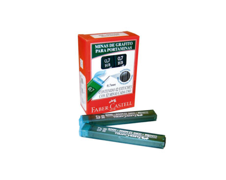 MINAS FABER 0.7 HB TUBO x12 U.