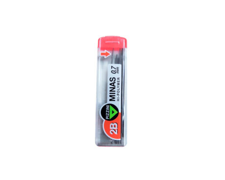 MINAS PIZZINI 0.7 2B TUBO x 12 UNID.