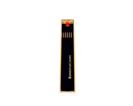 MINAS STAEDTLER 2.0 MM-  2H  TUBO x 12 U.