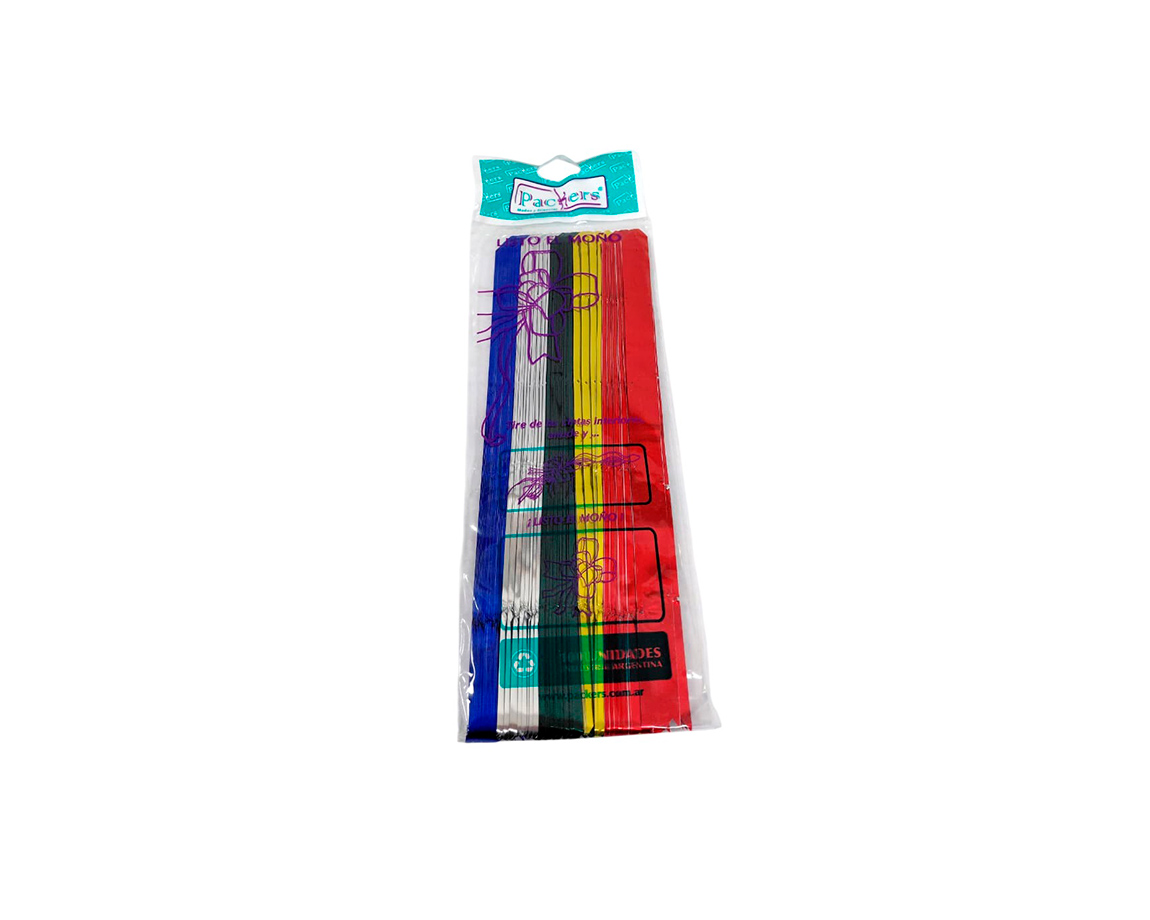MOÑOS PACKERS Nro 25 CHICO RAPIDO METAL x100 SURT (Nro 1)