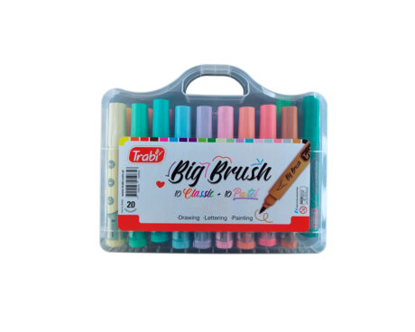 VALIJA TRABI BIG BRUSH x20 SURTIDO (PINCEL)