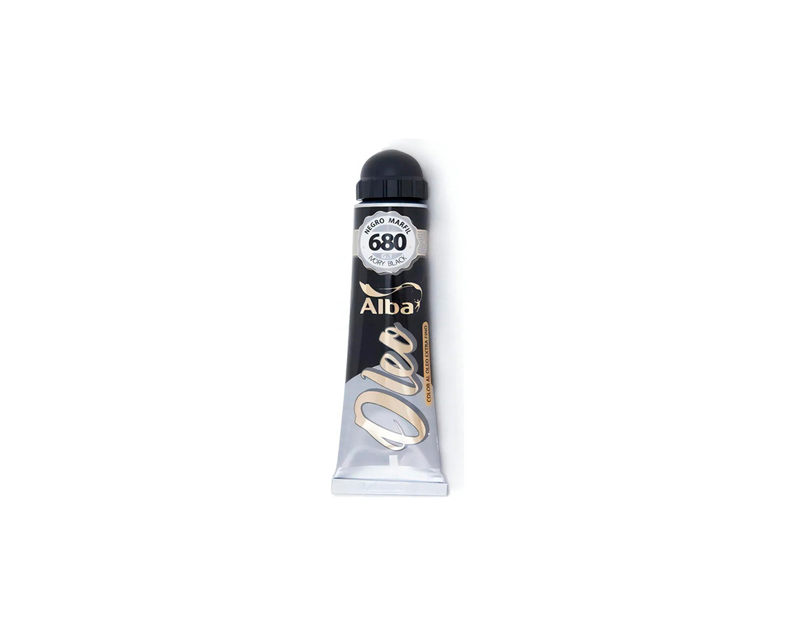 OLEOS ALBA 1x125 G1 680 NEGRO MARFIL