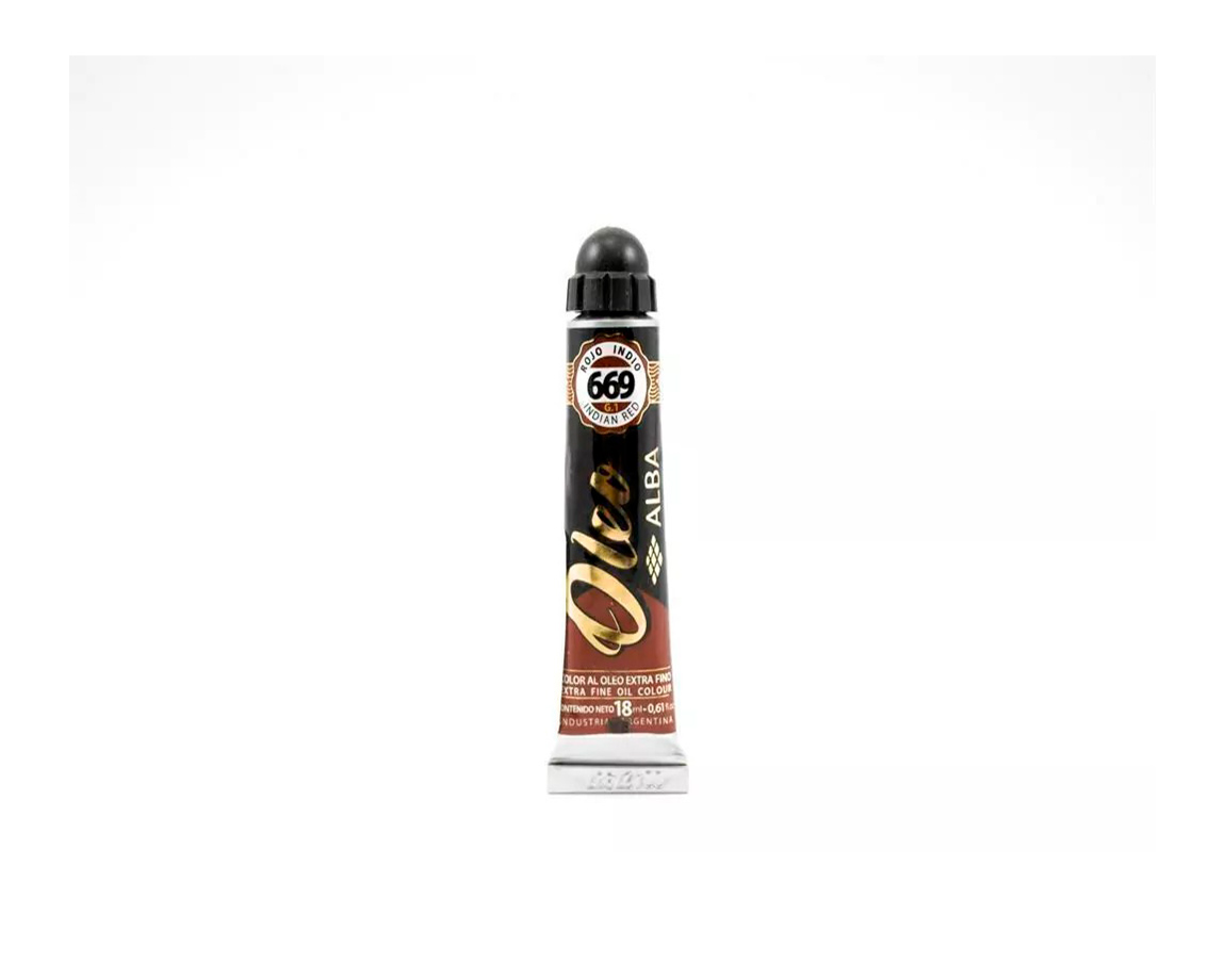 OLEOS ALBA 6x18  G1 669 ROJO INDIO