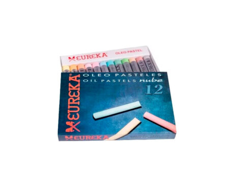 OLEOS PASTEL EUREKA NUBE-12 COLORES SURTIDOS