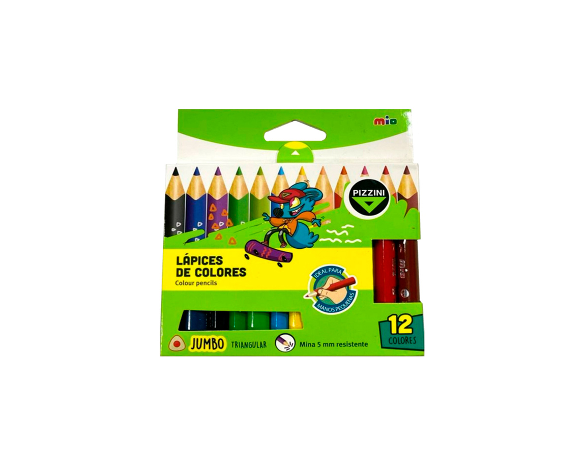 PINTURITAS PIZZINI x 12 U. CORTOS LMC2712