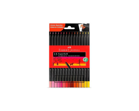 PINTURITAS FABER SUPERSOFT x15 TONOS CALIDOS 210719