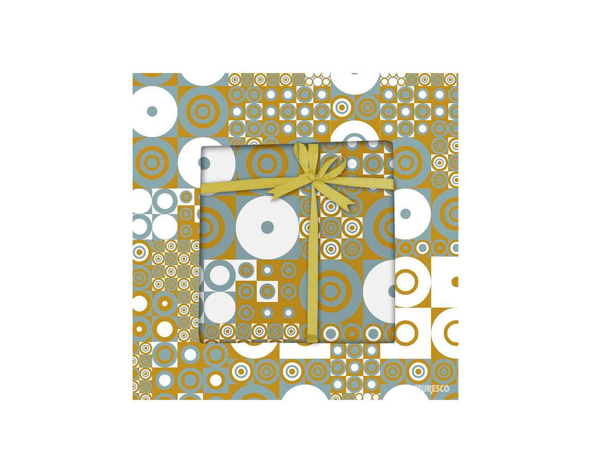 PAPEL BOBINA MURESCO 60x200 -3527-2- AROS METAL DOR.