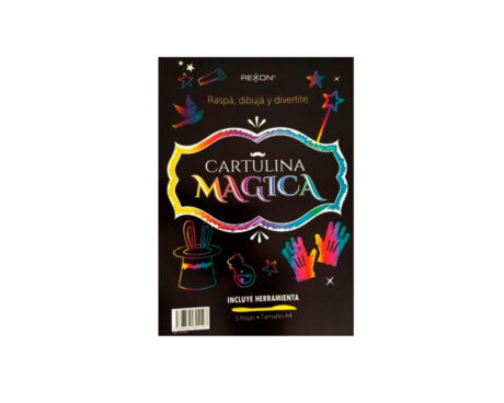PAPEL CARTULINA REXON MAGICA A4 SET x 5 H