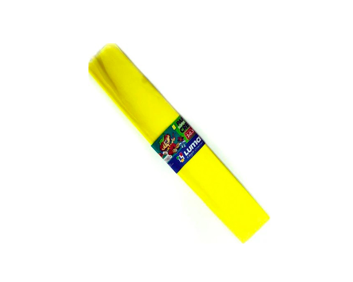 PAPEL CREPE LUMA MOSTAZA x unid.