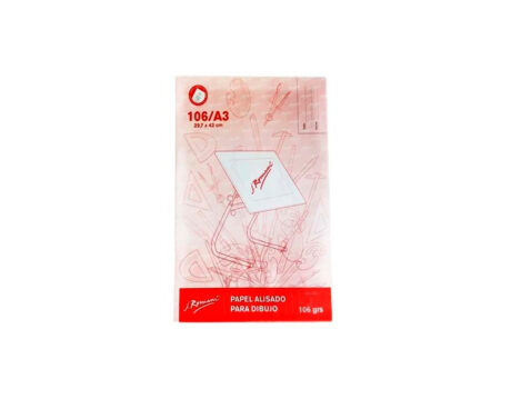 PAPEL DIBUJO ROMANI 29x42 106/A3 100 HJS.