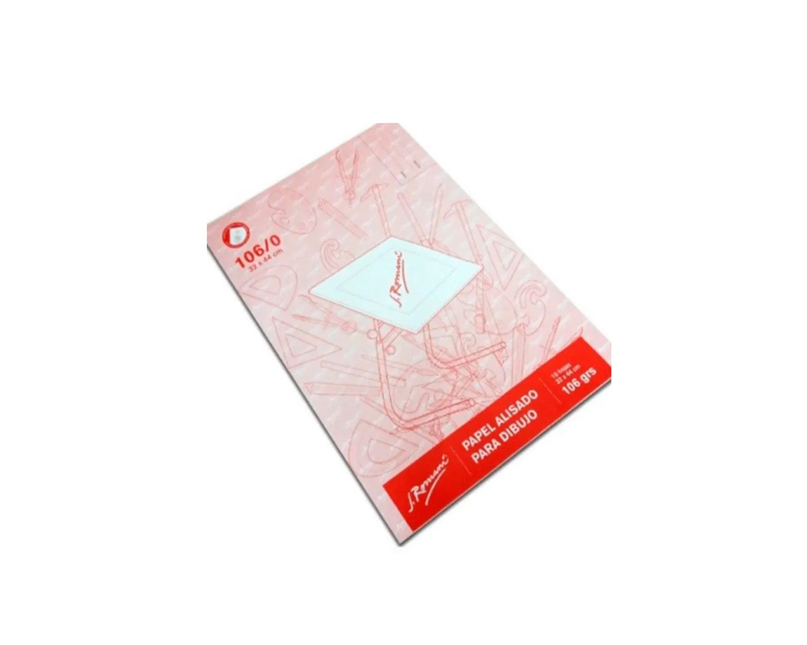 PAPEL DIBUJO ROMANI 32x44 106/0 x100 HJS.
