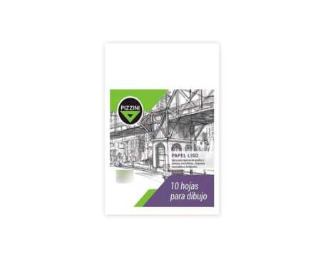 PAPEL DIBUJO PIZZINI 35x50 106 GS x10 HJS. (PA106Cx10)