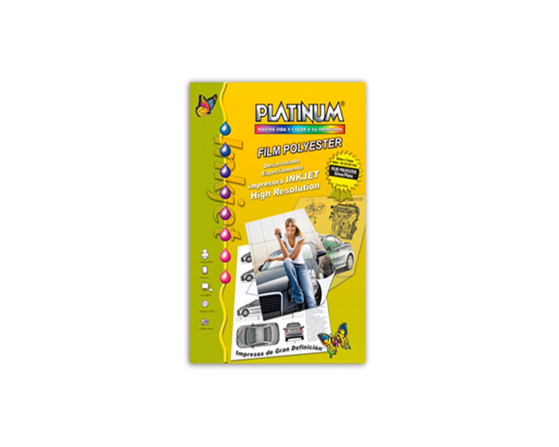 PAPEL ESPECIAL SYLVER A4 862041 100 MIC 50H INK-JET