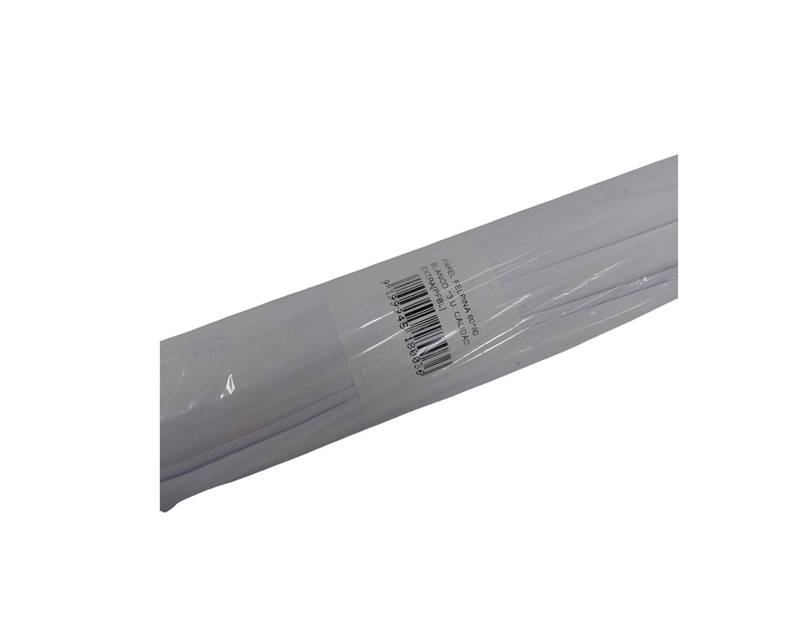 PAPEL FELPINA 60x80 BLANCO x3 U. CALIDAD EXTRA