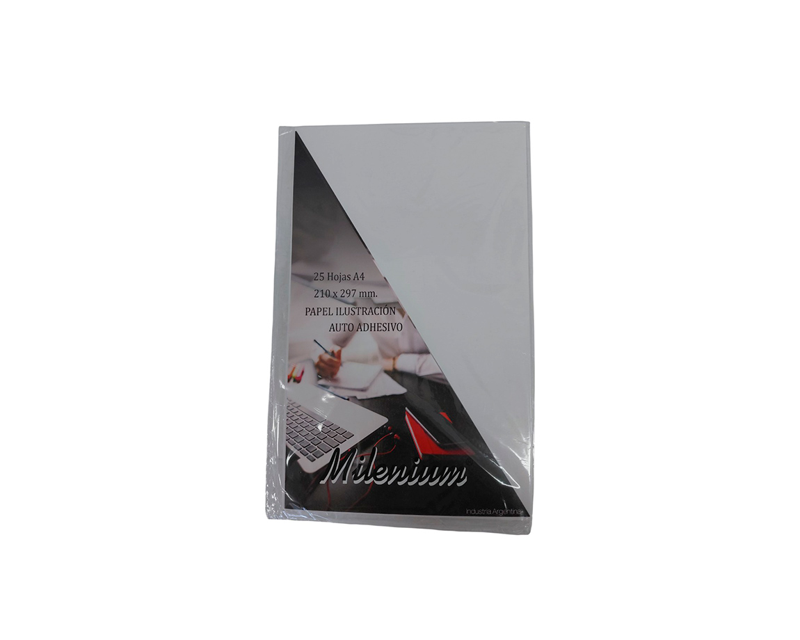 PAPEL MILENIUM ILUSTRACION 2400 A4 AUTOAD. x25 H