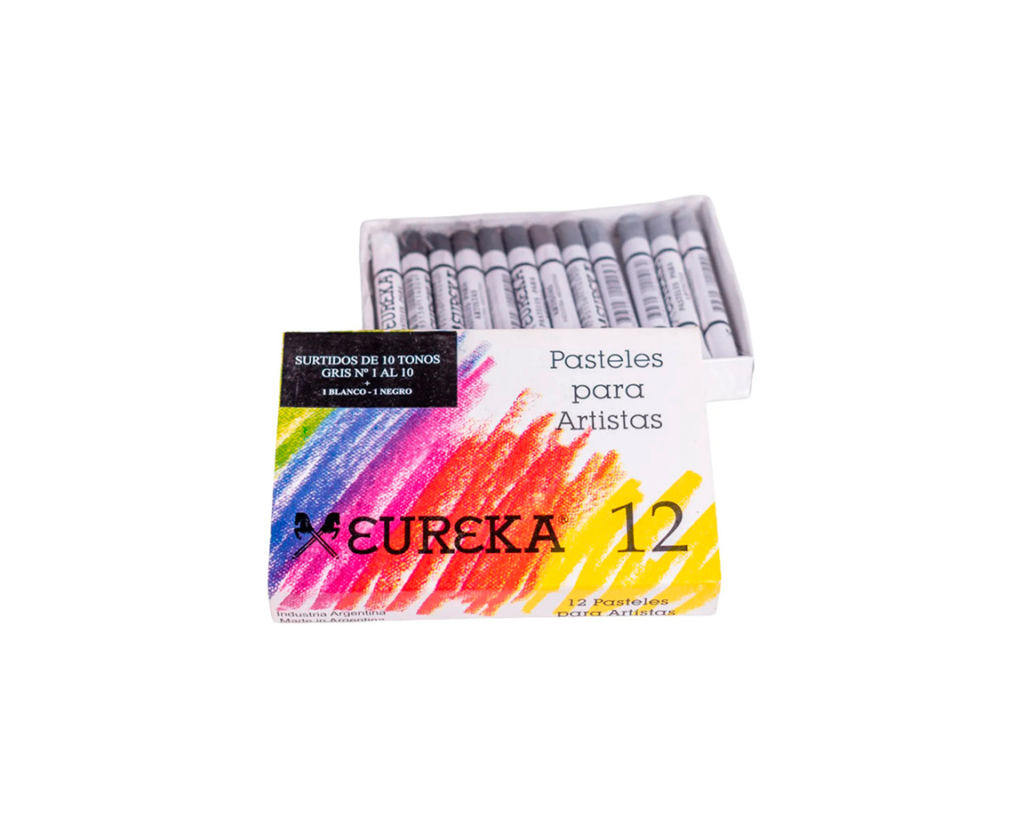PASTELES P/ARTIS. SUPER FINOS 12 COL.EUREKA
