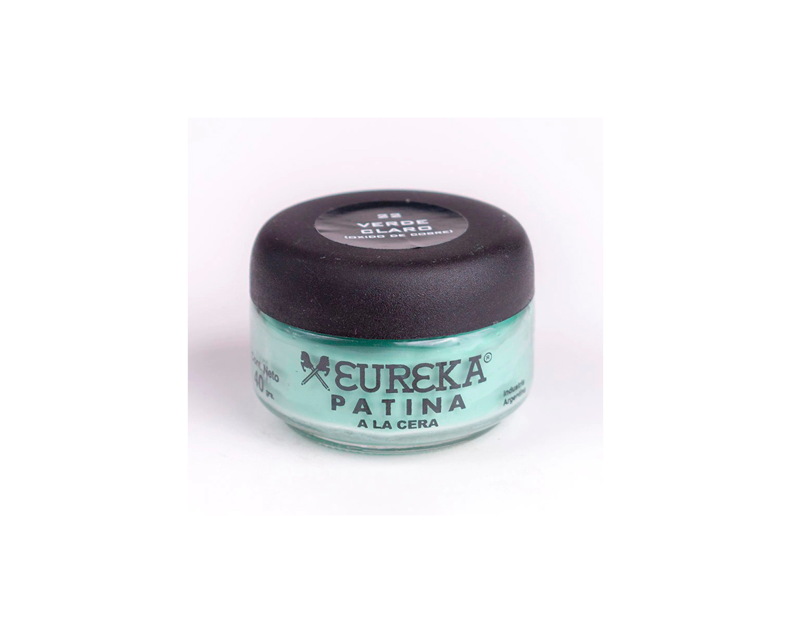 PATINAS EUREKA 22 OXIDO DE COBRE x40 GRS. (VERDE CLARO)