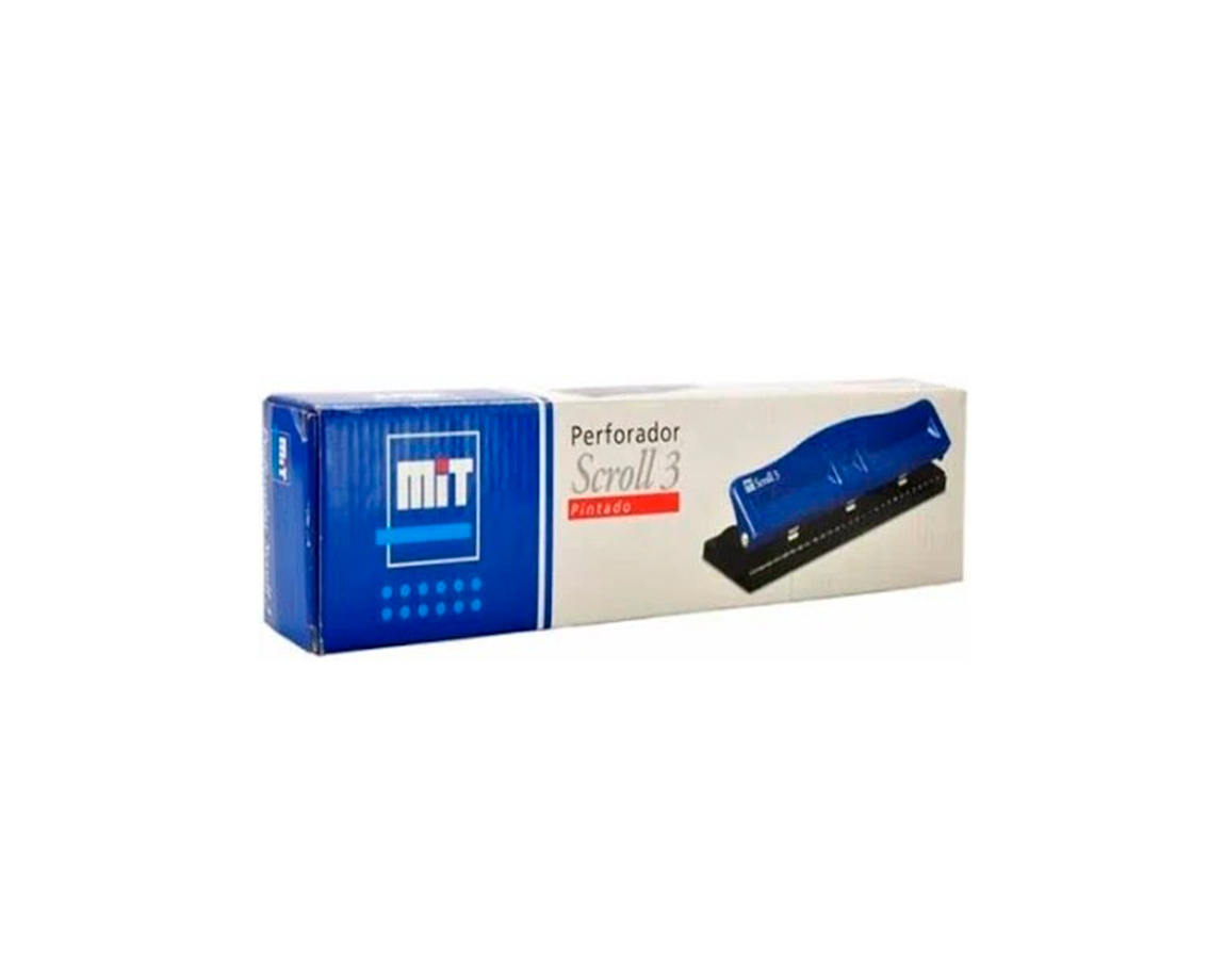 PERFORADORAS MIT SCROLL  3 (206) P/3 PERFOR EN CAJA