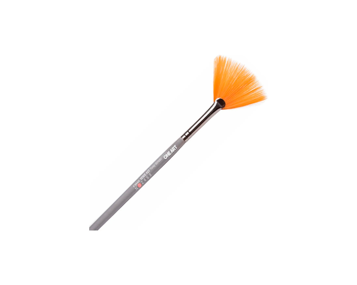 PINCEL CASAN S-427 Nro 0 TORAY ABANICO x 3 u.