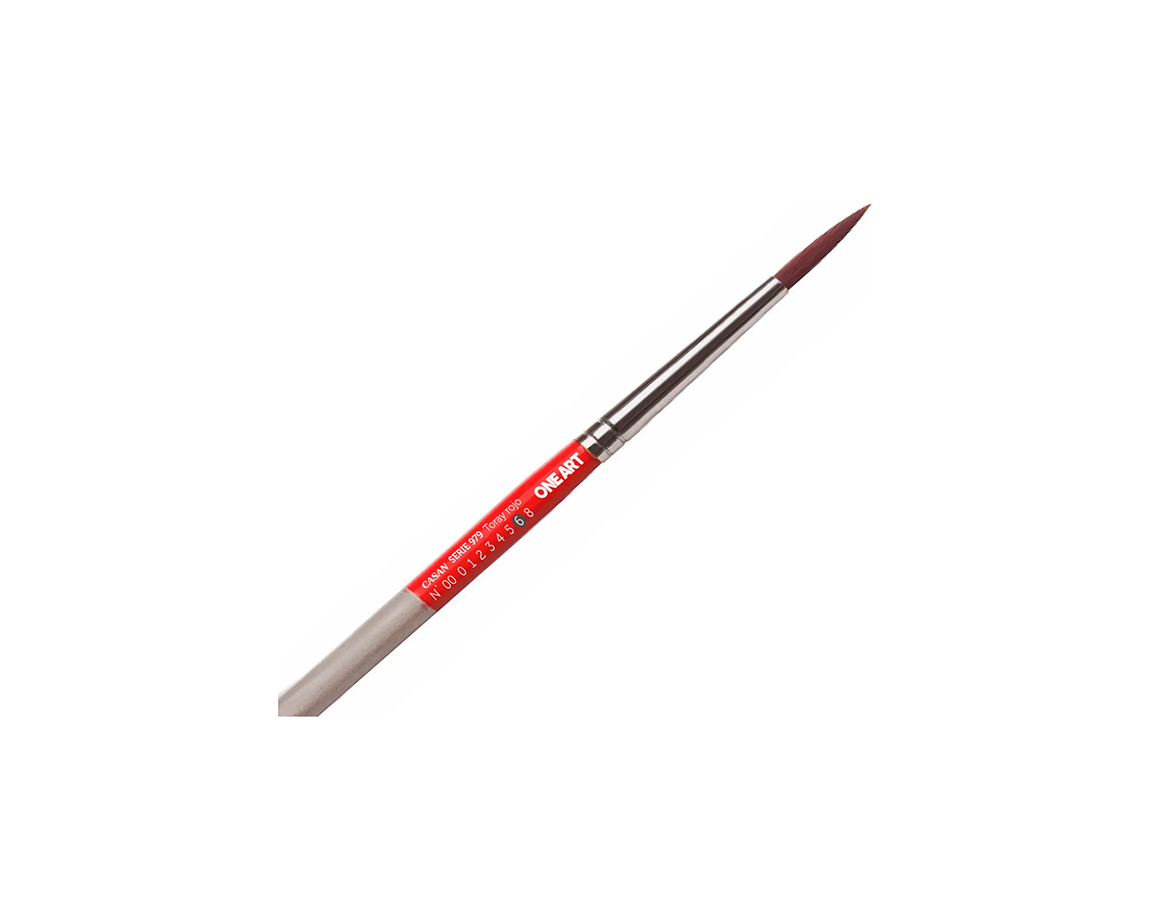 PINCEL CASAN S-979 Nro 6 TORAY ROJO x 3 u. REDONDO