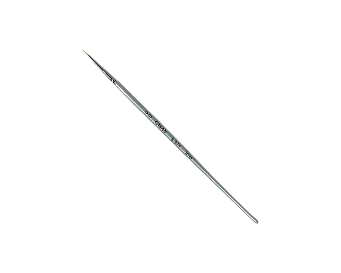 PINCEL CASAN S-975 Nro  00 TORAY DORADO x 3 u. REDONDO