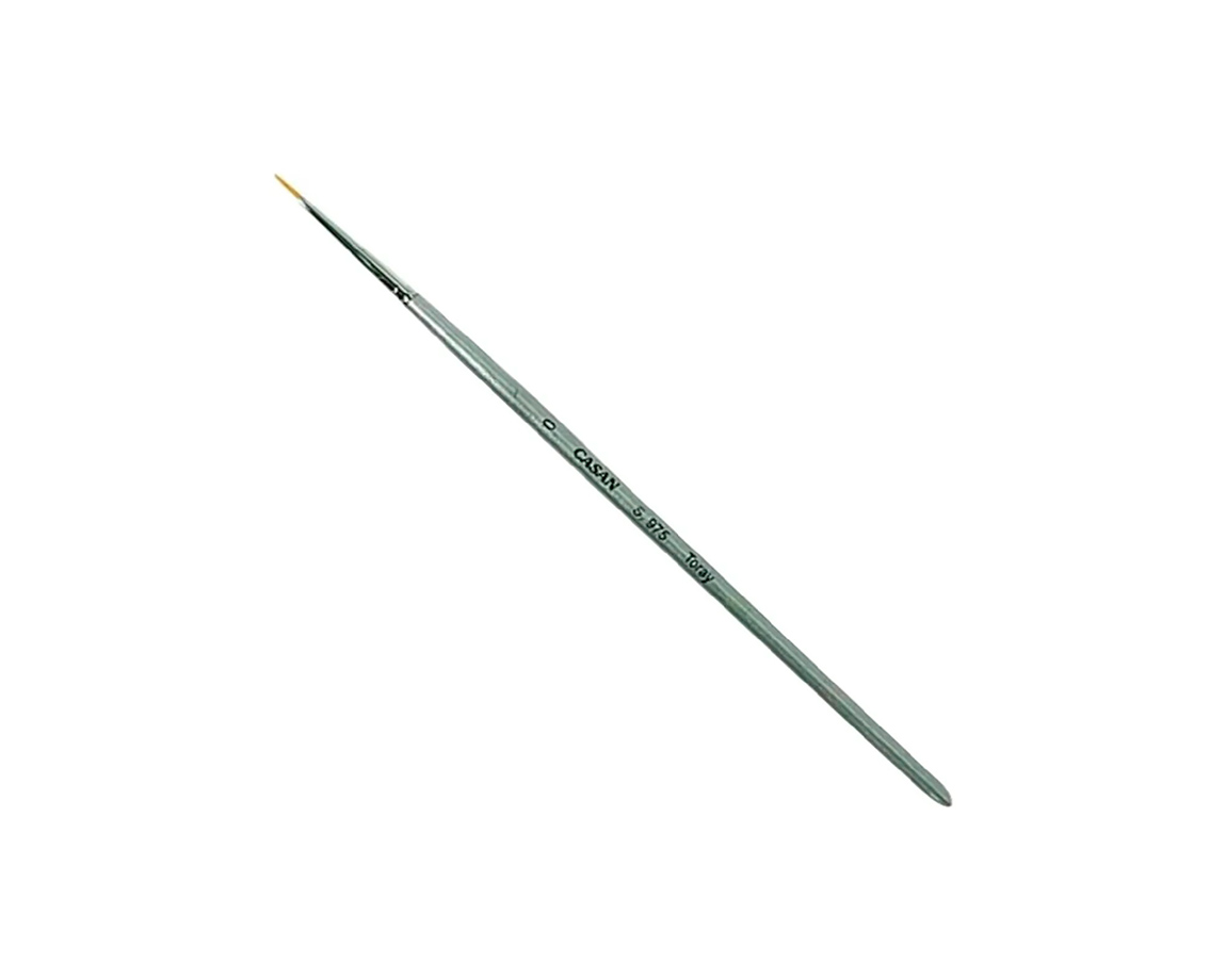 PINCEL CASAN S-975 Nro  0 TORAY DORADO x 3 u. REDONDO