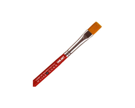PINCEL HOBBY S-9743 Nro 10 SINTETICO CHATO x 6 unid.