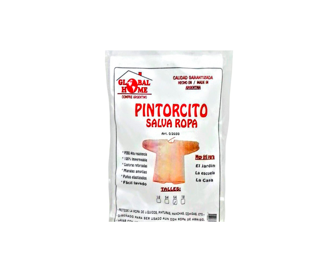 PINTORCITO GLOBAL HOME TALLE 5-6 C/MANGAS