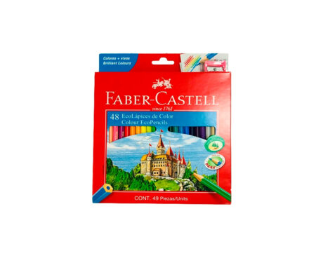 PINTURITAS FABER CARTON x48 L ECOLAPIZ