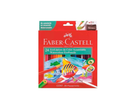PINTURITAS FABER ACUARELABLES x 24 L PREMIUM